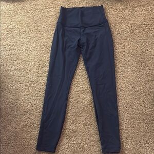 Lululemon High-Waisted Navy Leggings
